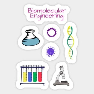 Biomolecular Engineer Chemical engineering Sticker